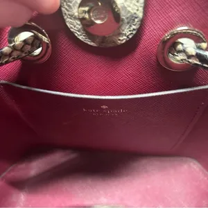 Kate Spade Eva Exotic Python Snakeskin Print Bucket Bag Crossbody thumbnail 8