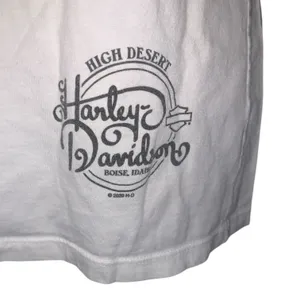 Harley-Davidson High Desert Boise Idaho White Short Sleeve Shirt thumbnail 4