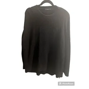 ✨Black Zara Oversized Chunky Knit Crew Neck Long Sleeve Sweater✨ thumbnail 7