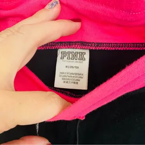 Victoria’s Secret PINK sweatpant jogger leggings pink drawstring waistband med thumbnail 2