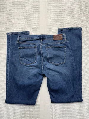 Ralph Lauren Straight Leg Jeans in Dark Blue Wash thumbnail 5