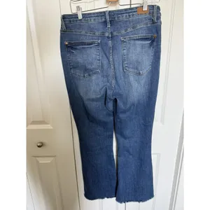 Judy Blue Jeans Women 13/31 Blue Denim Control Top Flare High Rise Stretch thumbnail 2
