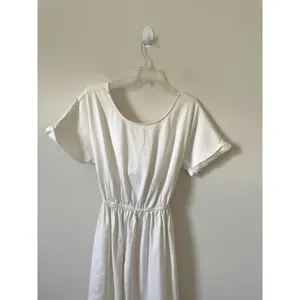 Free People Boho Bohemian Sexy Tie Back Open Back Maxi Dress Cream Size XS thumbnail 6