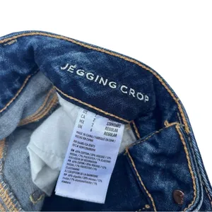 American Eagle Distressed Skinny Jegging‎ Crop Jeans Raw Hem Size 2 Normcore thumbnail 3