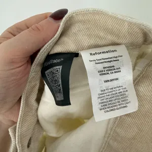 Reformation Sandy Tonal Reworked High Rise Relaxed Straight Jeans Size 25 GUC thumbnail 10