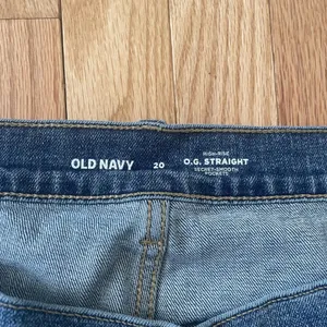Old Navy Jeans Womens 20 Blue High Rise OG Straight Cotton Medium Wash Denim thumbnail 2