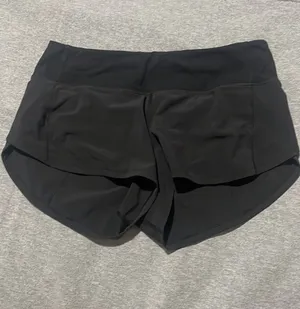 Black Lululemon Shorts Hotty Hot thumbnail 1