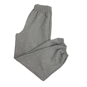 Princess Polly Waffle Knit Baggy Casual Loose Gray Jogger Sweatpants Size 4 thumbnail 2