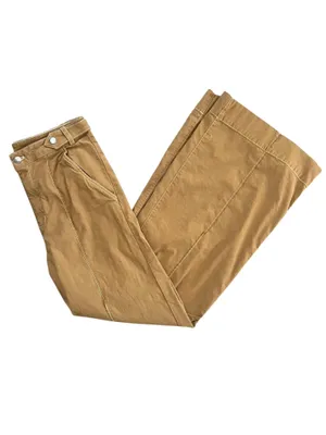 Anthropologie Maeve Women’s Contrast Stitch High Rise Wide Leg Pants Size 8 thumbnail 11