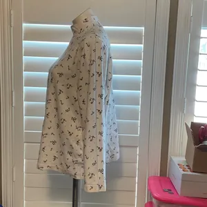 Floral Long Sleeve Top - Cream thumbnail 5