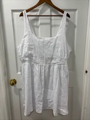 Princess Polly Curve Women’s Lorinda Mini Dress Size 20 White NWT Sorority Rush thumbnail 6