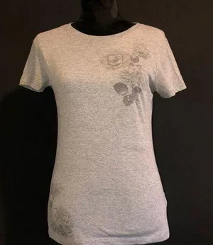 Gray Aeropostale/Free State Shirt w/ Roses thumbnail 1
