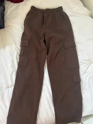 Garage Brown Cargo Jogger Pants - Women's thumbnail 2