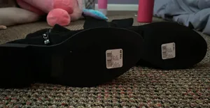 Knee High Black Boots Size 7 thumbnail 3