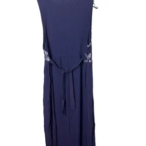 JUST IN THYME LTD Vintage‎ Maxi Dress Sleeveless Floral Embroidered Purple thumbnail 9