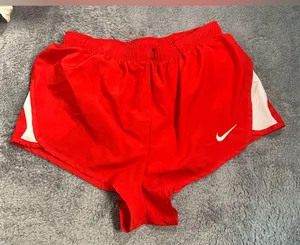 Nike dri-fit Red and White Sports Shorts running thumbnail 1