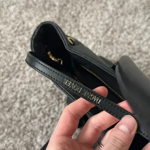 Dagne Dover Signature Tote in Onyx Black thumbnail 10