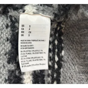 American Eagle Sweater Womens Sz S Fair Isle Nordic Cotton Wool Cabin Ski‎ Cozy thumbnail 6