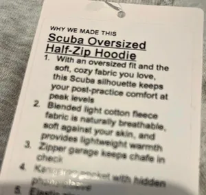 Lululemon Scuba Oversized Half-Zip Hoodie XS S thumbnail 3