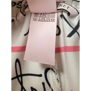 Victoria’s Secret Satin Pajama Pants Large | Spell Out Sleepwear Lounge Comfort thumbnail 3