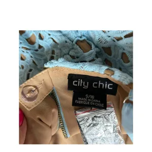 NWT City Chic Sky Blue So Fancy Dress - Size S/16 thumbnail 13