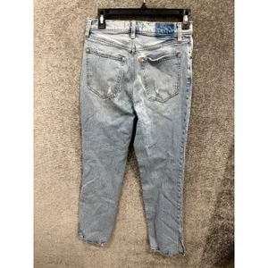 Abercrombie & Fitch Womens Jeans 28 Light Wash 90s Straight Ultra High Rise thumbnail 6
