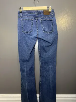 DKNY Jeans Bootcut Jeans Womens 2 Medium Wash Blue Stretch Denim Regular Fit thumbnail 5
