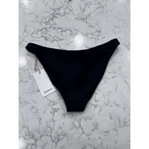 NWT Quince Black Low Rise Bikini Bottom Size XS thumbnail 2