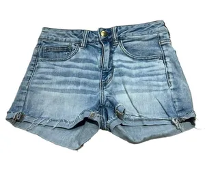 American Eagle Outfitters Super Stretch Hi Rise Denim Shorts Size 2 thumbnail 1
