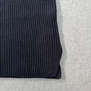 Madewell Half-Zip Sweater Vest Women's Large Navy Blue Knit Wool Blend thumbnail 3