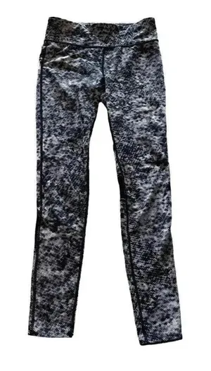 Black & White Abstract Skinny High Waist Womens Yoga Athletic Pants Sz S thumbnail 1