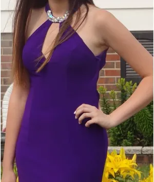 Purple Formal Dress thumbnail 2