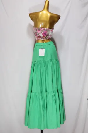 RUNAWAY THE LABEL - Green Ayla Maxi Skirt thumbnail 5
