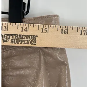 Abercrombie & Fitch Curve‎ Love 90s Straight Ultra High Rise Vegan Leather Pants thumbnail 7