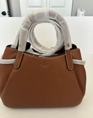 New kate spade New York Large Brown Dumpling Pebble Leather Satchel thumbnail 1