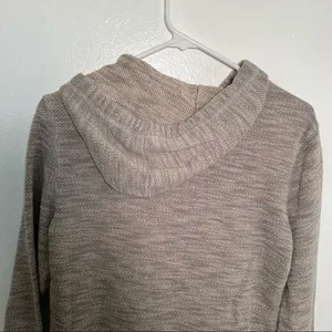 Vans Women's Size XS Hoodie Hooded Sweatshirt Gray Green Knit Kangaroo Pocket thumbnail 9