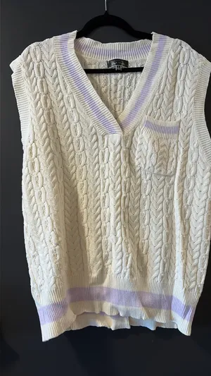 Blue Blush Sweater Vest thumbnail 1