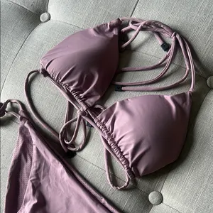 Non Signe Lilac Two Piece Swim Size Medium thumbnail 4