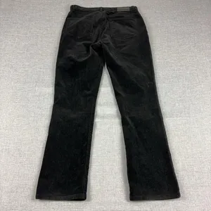 Lauren Ralph Lauren Corduroy Pants Womens 4P Black Petite Stretch Bootcut LRL thumbnail 4