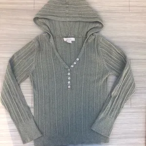 Natural Reflections Green‎ hooded sweater Size Medium thumbnail 8