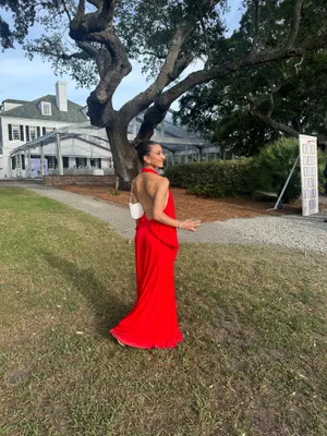 ASOS Red Dress Maxi thumbnail 5