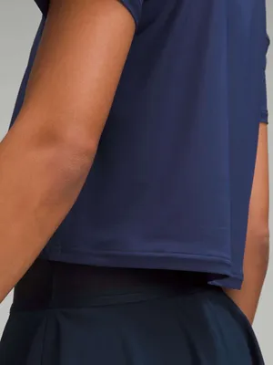 NWT Lululemon Lightweight Tennis Crewneck T-Shirt size 12 club blue thumbnail 2