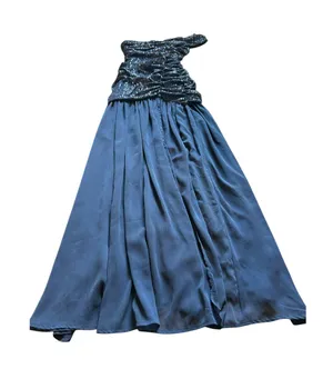 NWT - Hello Molly Navy Blue Sequined Gown - Size M thumbnail 14