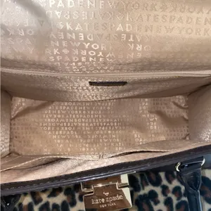 kate spade new york black leather shoulder bag with gold hardware thumbnail 7