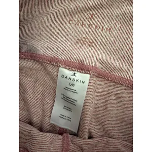 Danskin Leggings Womens Large L Pink New High Rise Pockets Space Dye 9179 thumbnail 6