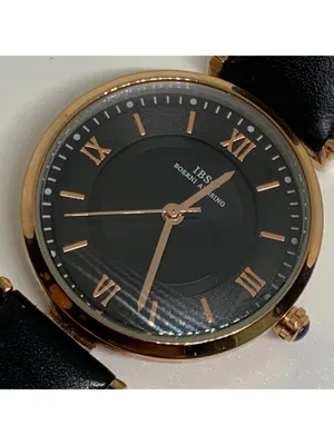 Vintage IBSO Boerni Aibisino Quartz women’s Watch S6602L gold tone 32mm running thumbnail 3