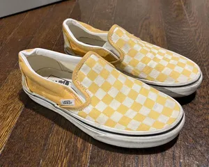 Vans Slip-On Checkered Yellow Classic thumbnail 1