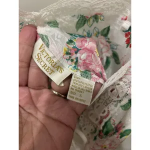 Victoria's Secret Vintage GOLD LABEL Floral Lace TEDDY size Small Coquette Girly thumbnail 4