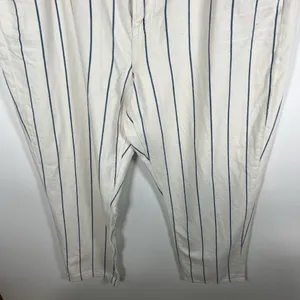 American Eagle Momjean White Blue‎ Striped Plus Size 18 Boho Casual Beach thumbnail 4