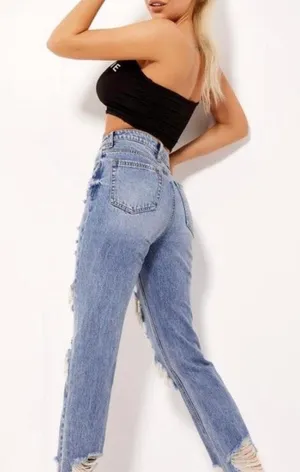 SheIn Ripped Jeans thumbnail 3